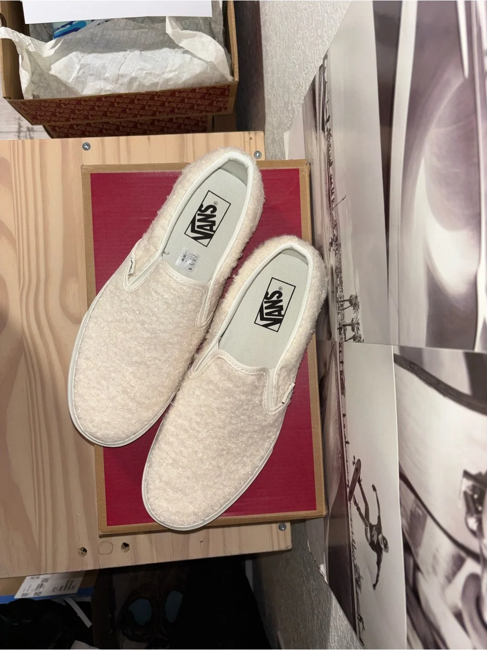 Vans Classic Slip On Sherpa Multiple Sizes